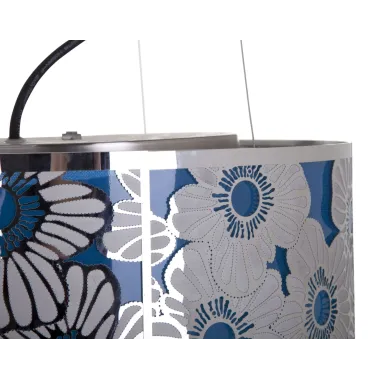 Klosz Sufitowy Liść z Kryształami Ø 40 cm